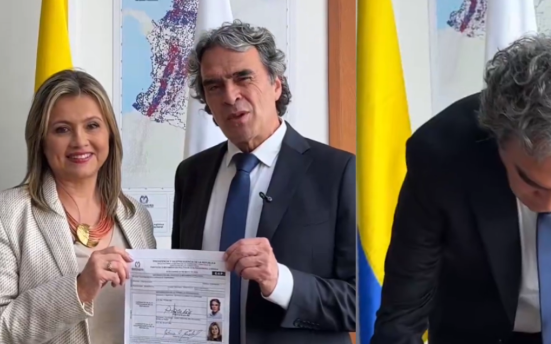 Sergio Fajardo y Edna Bonilla inscriben candidatura presidencial en Colombia