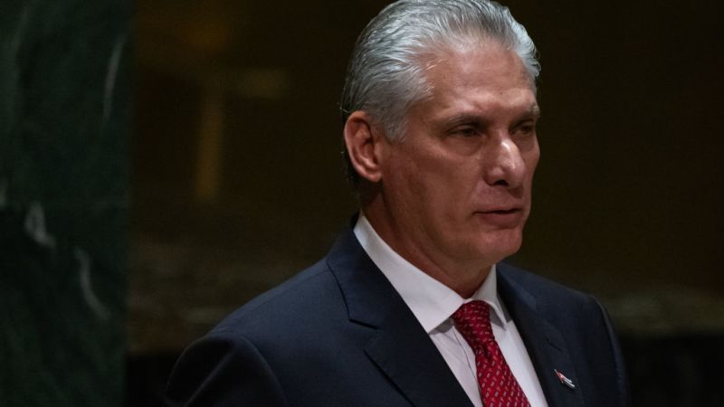 Díaz-Canel confirma diálogo con EE.UU. para aliviar bloqueo a Cuba