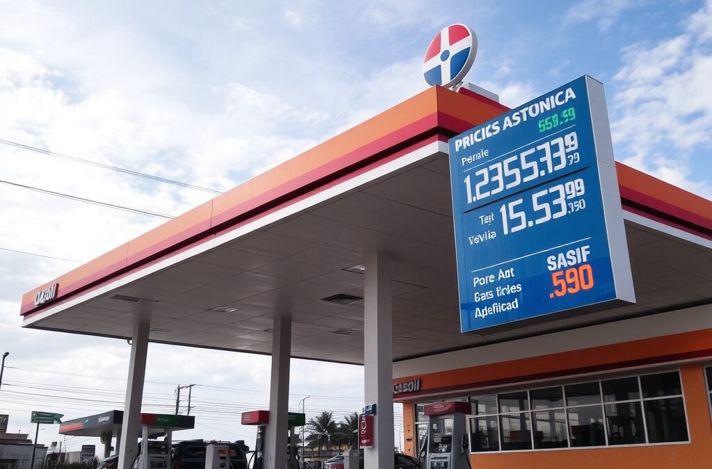 Suben RD$5 a gasolina y gasoil; otros combustibles suben hasta RD$73