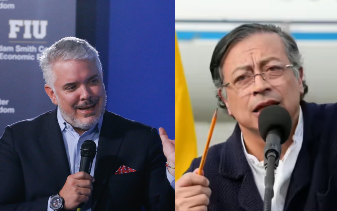 Gustavo Petro e Iván Duque se enfrentan por reto a Iván Cepeda en debates presidenciales
