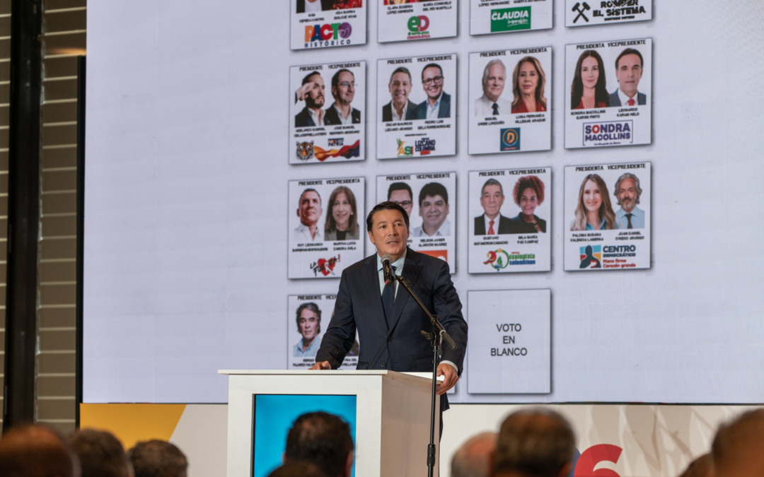 Evolución de los tarjetones presidenciales en Colombia desde 2002