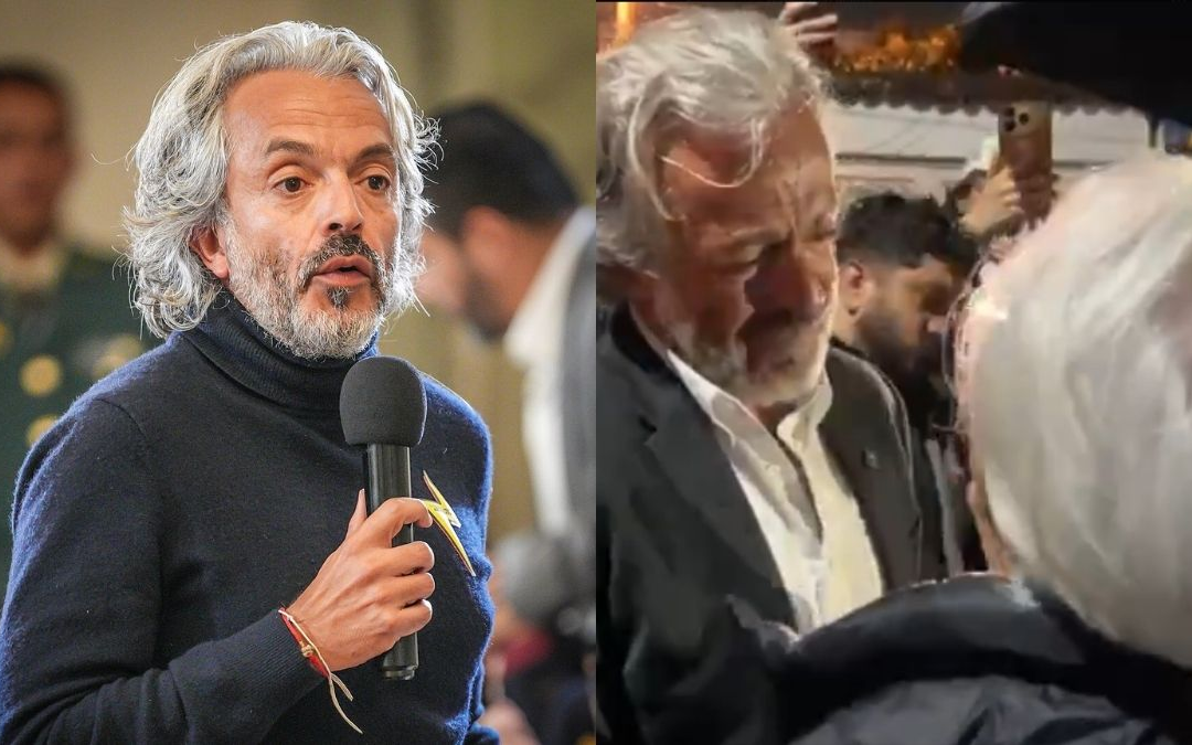 Juan Daniel Oviedo celebra con su madre tras resultados de consultas interpartidistas