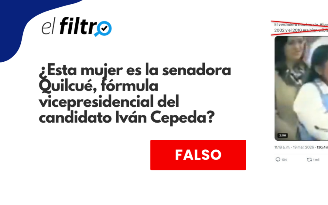 Aída Quilcué no es la persona que felicita a Uribe en video viral, aclaran