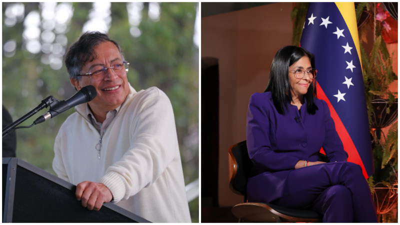 Se aplaza encuentro entre Delcy Rodríguez y Gustavo Petro por razones imprevistas