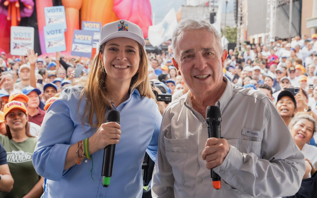 Álvaro Uribe reafirma apoyo a Paloma Valencia tras reunión por fórmula vicepresidencial