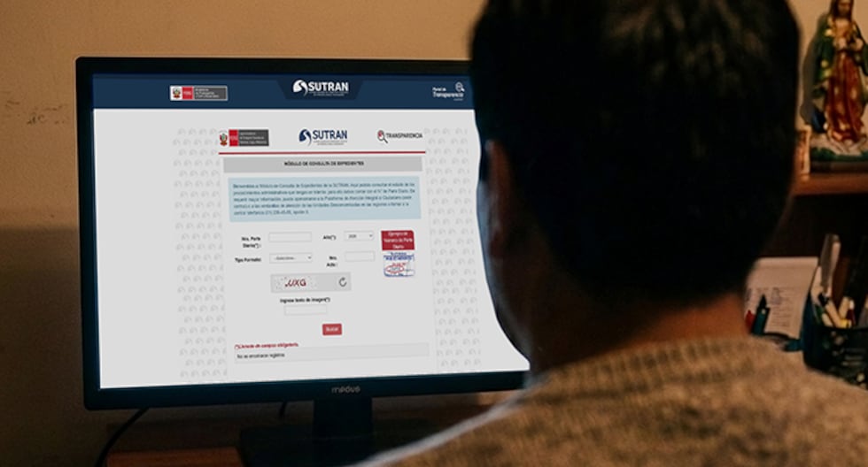 Cómo consultar el estado de sus expedientes en Sutran de forma virtual