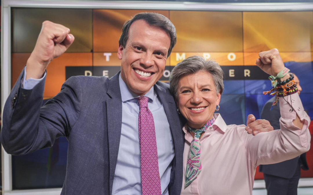 Claudia López y Leonardo Huerta arrancan campaña en el Eje Cafetero