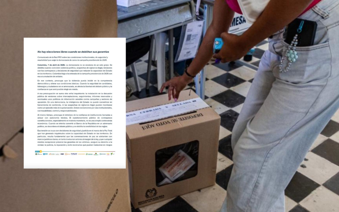 Asociaciones regionales alertan sobre violencia y riesgos en elecciones 2026